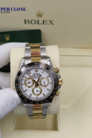 Rolex Cosmograph Daytona White Dial Two Tone Bracelet