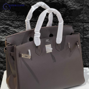 Hermès Birkin 35 Etain Togo Leather Palladium Hdw