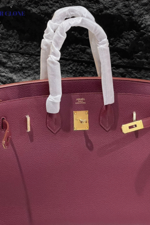 Hermes Red Birkin 35cm Gold Hardware