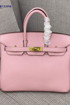 Hermes Birkin 30cm Bag In Pink Clemence Leather