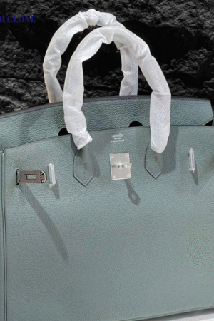 Hermes Birkin 35cm Bag Vert Amande Togo Palladium Hardware