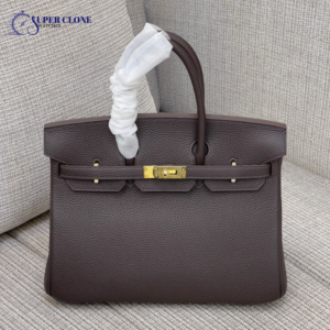 Hermes Birkin 30cm Black Epsom Handmade Bag