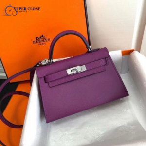 Hermes Cyclamen Epsom Kelly Mini II 20cm