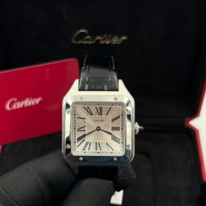 Cartier Santos Dumont Premium Silver White Dial