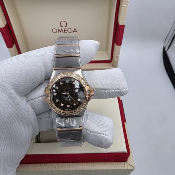 Omega Constellation Grey Stainless Steel