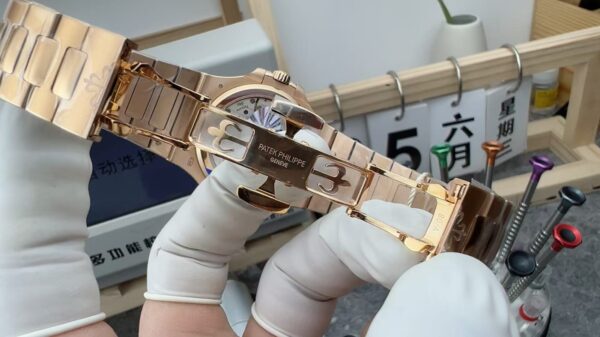 Patek Philippe Nautilus Moon Phase Rose Gold