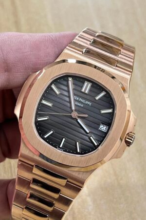 Patek Philippe Nautilus Rose Gold Black Dial