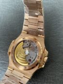 Patek Philippe Nautilus Rose Gold Brown Sunburst Dial