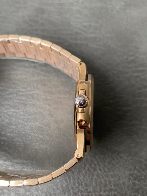 Patek Philippe Nautilus Rose Gold Brown Sunburst Dial