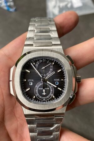 Patek Philippe Nautilus Travel Time Black Dial