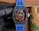 Richard Mille RM47 Samurai Blue Rubber Strap Watch