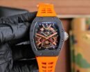 Richard Mille RM47 Samurai Orange Rubber Strap Watch