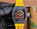 Richard Mille RM47 Samurai Yellow Rubber Strap Watch
