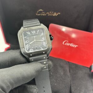 Super Clone Santos De Cartier Black