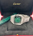 Super Clone Santos de Cartier Green Dial Watch