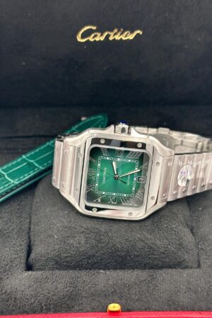 Super Clone Santos de Cartier Green Dial Watch