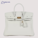 Hermès Birkin 25 New White Swift Gold Hardware