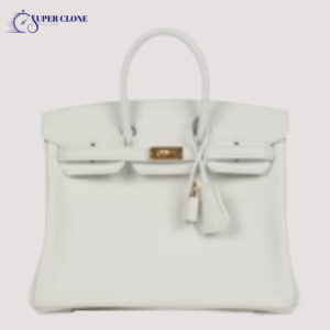 Hermès Birkin 25 New White Swift Gold Hardware