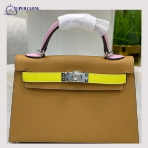 Hermès Epsom Mini Kelly Sellier 20 bag in Chai