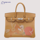 Hermes Birkin 25 Abricot Ostrich Palladium
